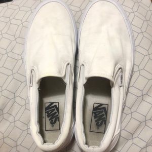 women’s slip on white vans